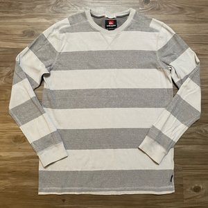 3/$25 Quicksilver Crewneck Striped Sweater